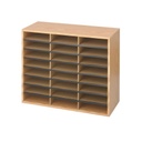 Oak Grain 24 Comp Literature Organizer