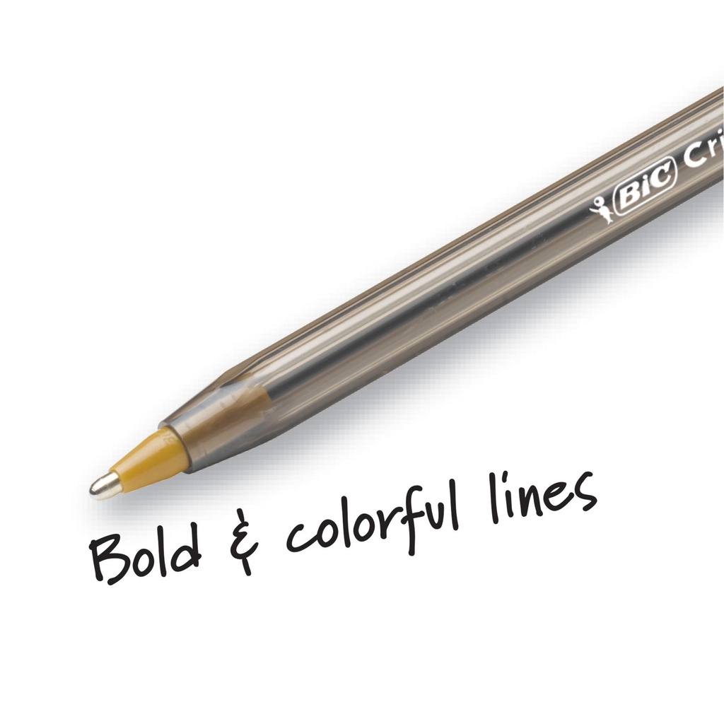 Cristal® Xtra Bold Medium Point Fashion Ballpoint Pens 24 Colors