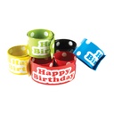 Polka Dots Happy Birthday Slap Bracelets 60ct
