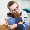 Happy Hugs Sensory Weighted Plush Bulldog