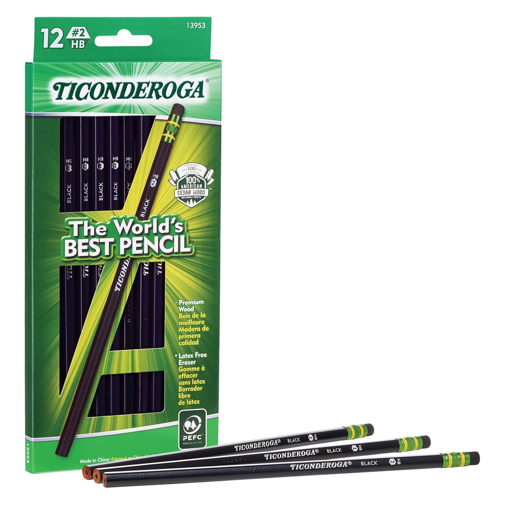 Black Wood-Cased Pencils 36ct