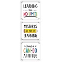 Positive Mindset 10" Designer Cut-Outs, Pack of 12