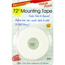 1" x 72" Removable Mounting Tape 6 Rolls