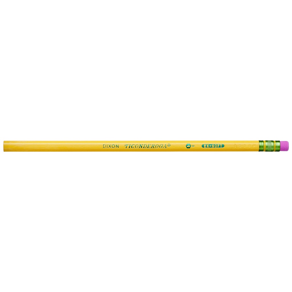 Original Ticonderoga® No. 1 Extra Soft Yellow Unsharpened Pencils 36ct
