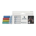 Paint-It 4 Assorted Colors Metallic Markers Set 1