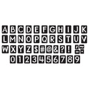 Black 4" Tiles Uppercase Ready Letters®