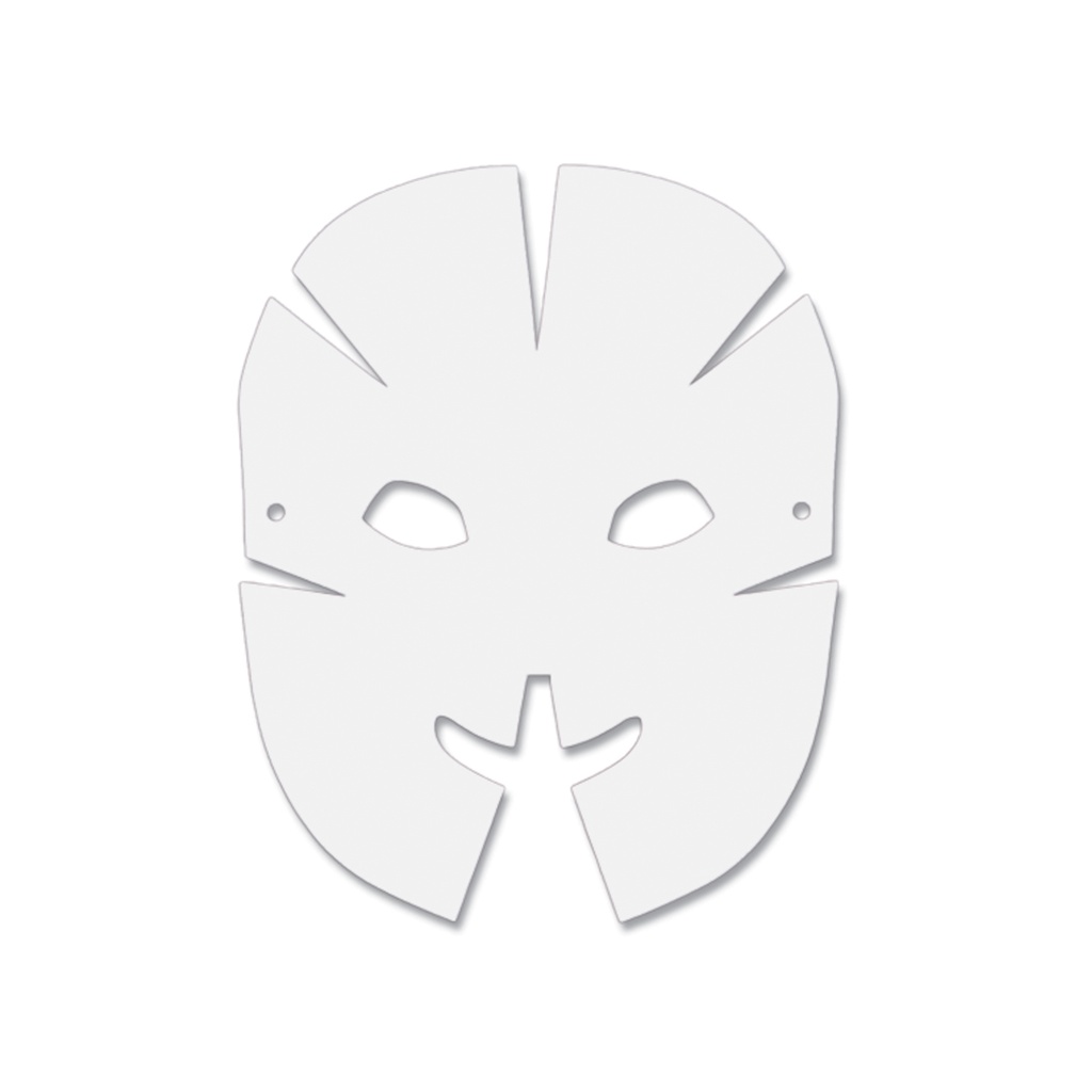 Assorted Die-Cut Dimensional Paper Masks 120ct