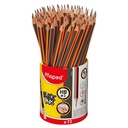 Black'Peps Triangular Graphite #2 Pencils School Pack of 72