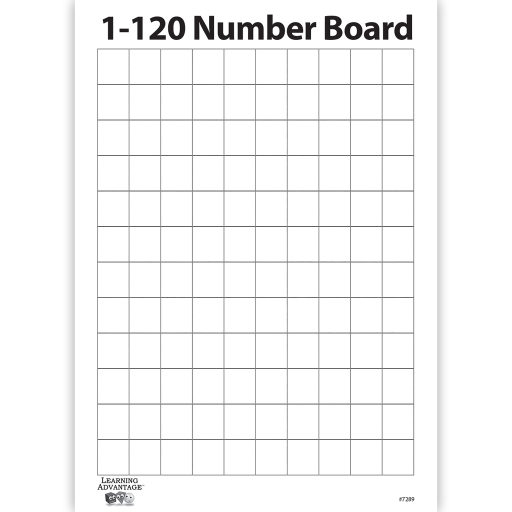 1-120 Number Dry Erase Boards 20ct
