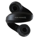 Flex-PhonesXL™ Indestructible Headphones for Teens Black with Mic
