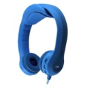Flex-PhonesXL™ Indestructible Headphones for Teens Blue with Mic