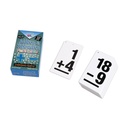 Addition & Subtraction Double-Value Vertical Flash Cards 