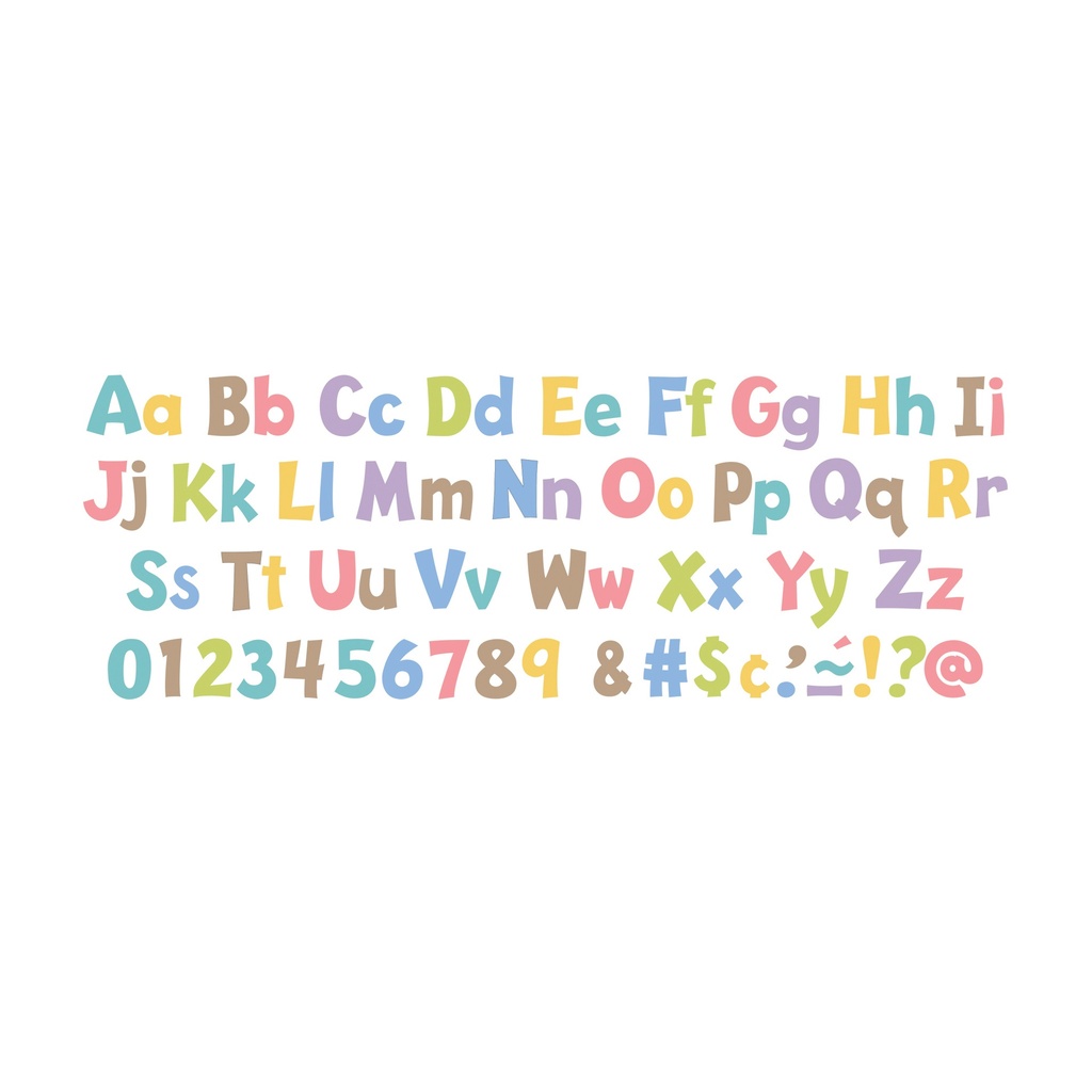 Summer Morning 4" Playful Combo Ready Letters®