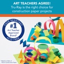 Tru-Ray® Vibrant 12" x 18" Construction Paper 10 Colors 150 Sheets