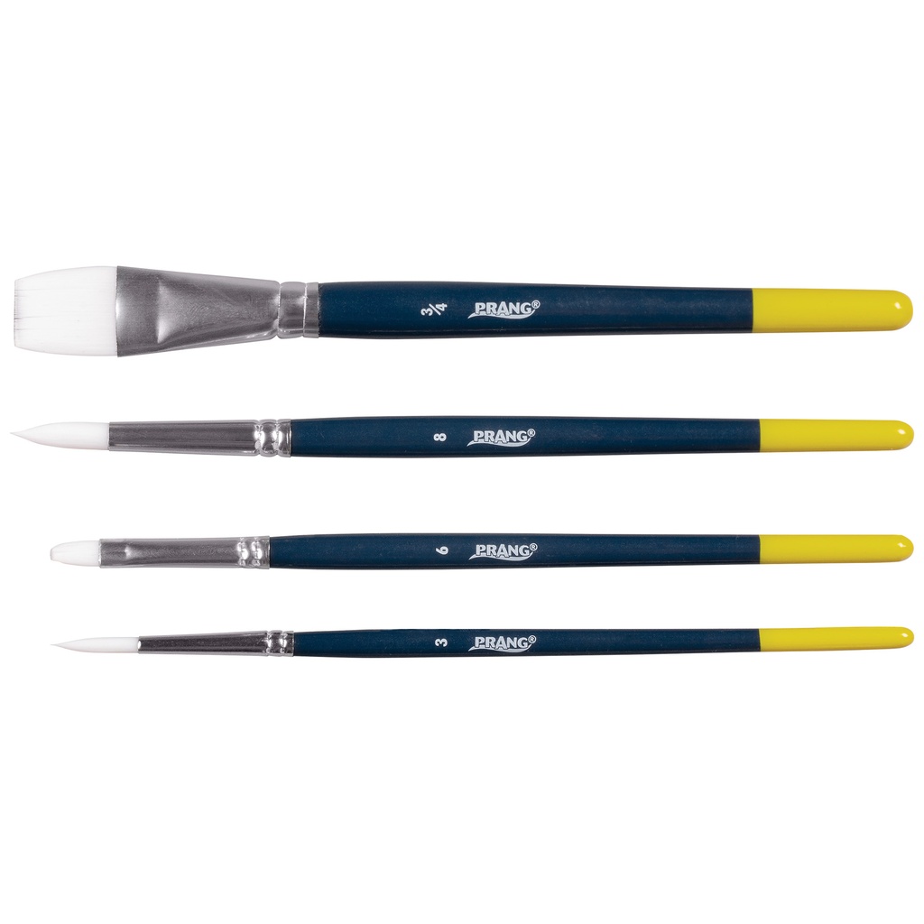 Assorted Hobby Paint Brush Set of 4