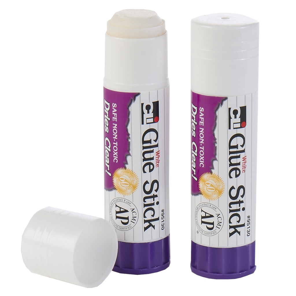 1.3 oz. Economy White Glue Sticks 12ct