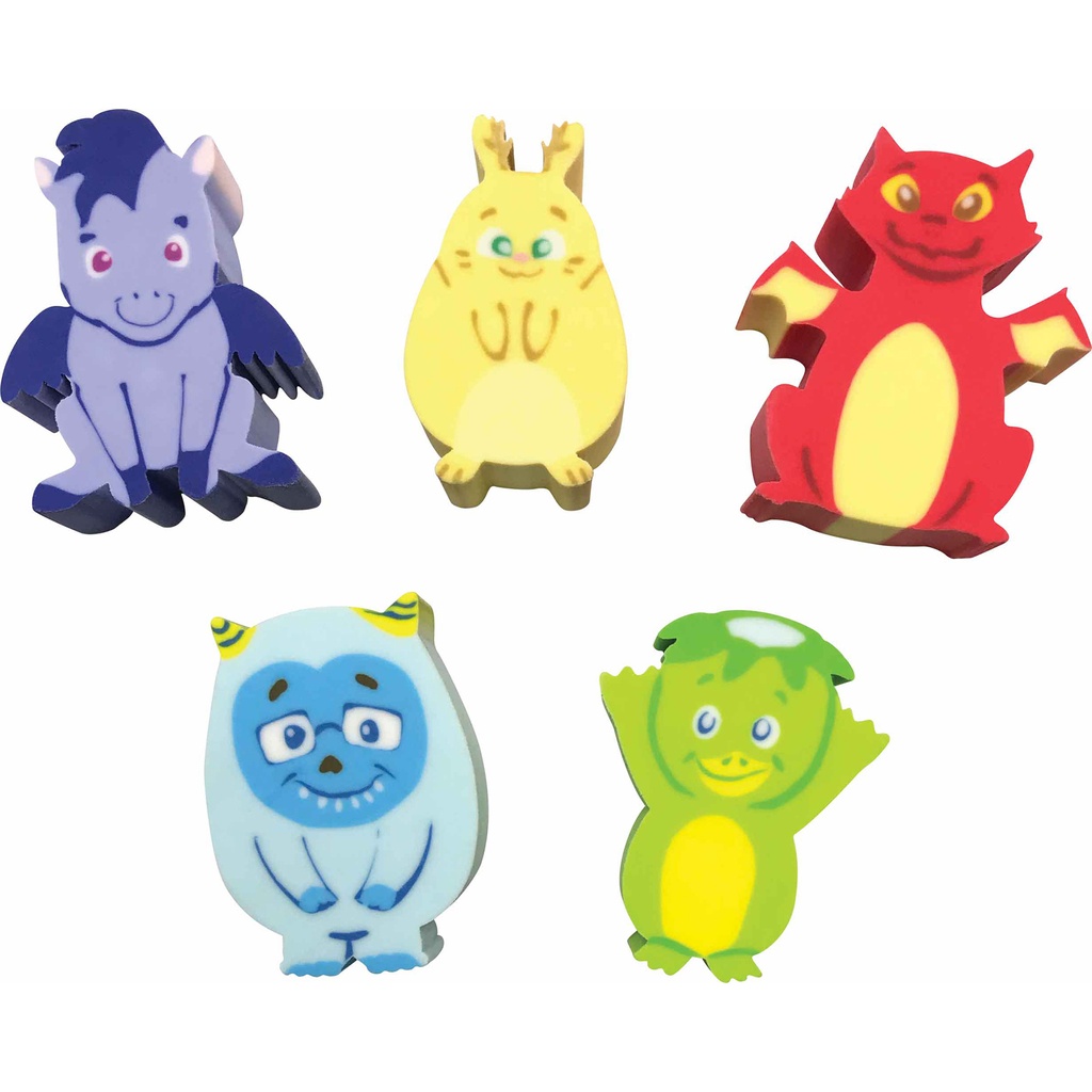 Whatsits™ Collectable Erasers Mystery Packs: Fantasy Friends 40ct
