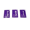 Subtraction Flash Cards