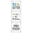 Positive Mindset 10" Designer Cut-Outs, Pack of 12