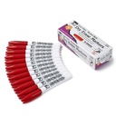 36ct Red Low Odor Pocket Style Bullet Tip Dry Erase Markers