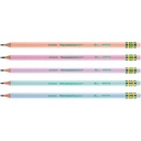 #2 Pastel Pencils 5 Assorted Colors 10 Count