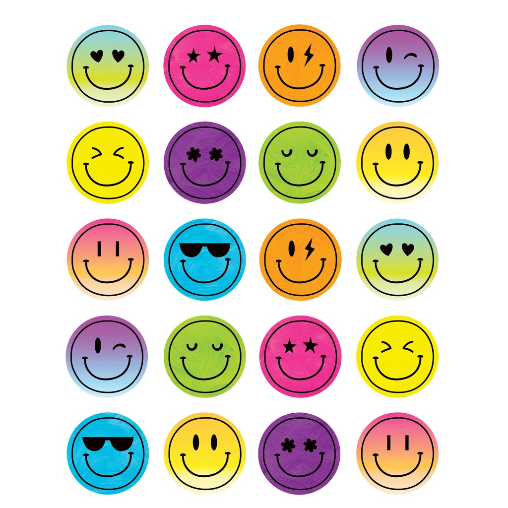 Brights 4Ever Smiley Faces Stickers 1,440ct