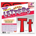 Red 4-Inch Playful Uppercase/Lowercase Combo Pack Ready Letters®