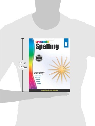 Spectrum Spelling Workbook Grade K Paperback