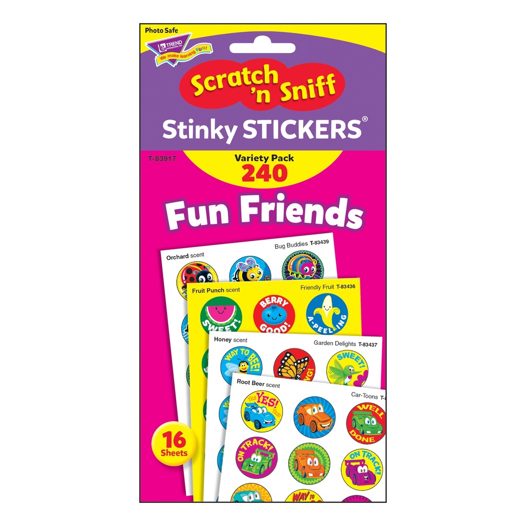Fun Friends Stinky Stickers® Variety Pack