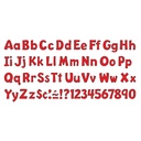 Red 4-Inch Playful Uppercase/Lowercase Combo Pack Ready Letters®