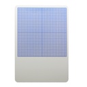 11" x 16" 0.25" Graph Dry Erase Boards Pack of 3