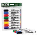 16 Wedge Tip Dry Erase Markers in 8 Colors 