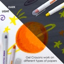 Washable Silky Gel Crayons 24 Colors