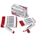 36ct Red Barrel Style Chisel Tip Dry Erase Markers