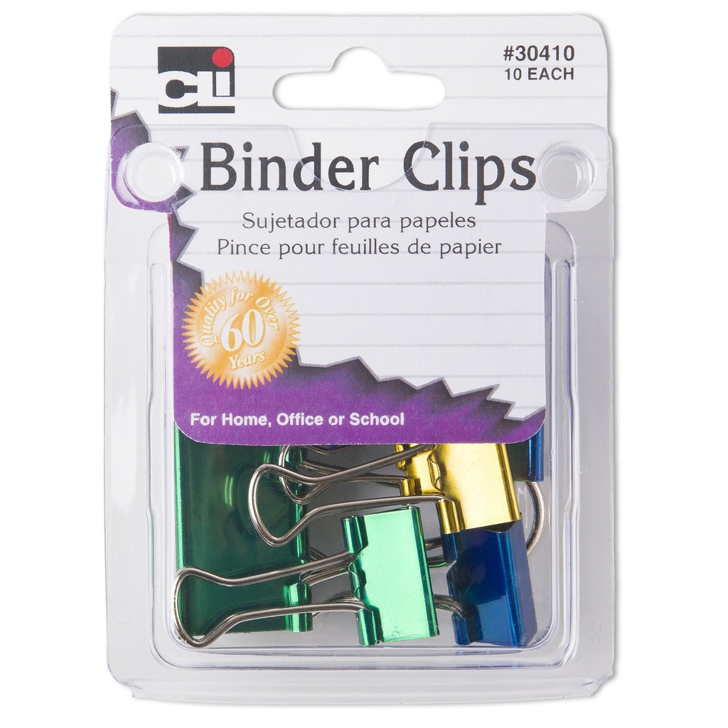 Assorted Binder Clips 120ct