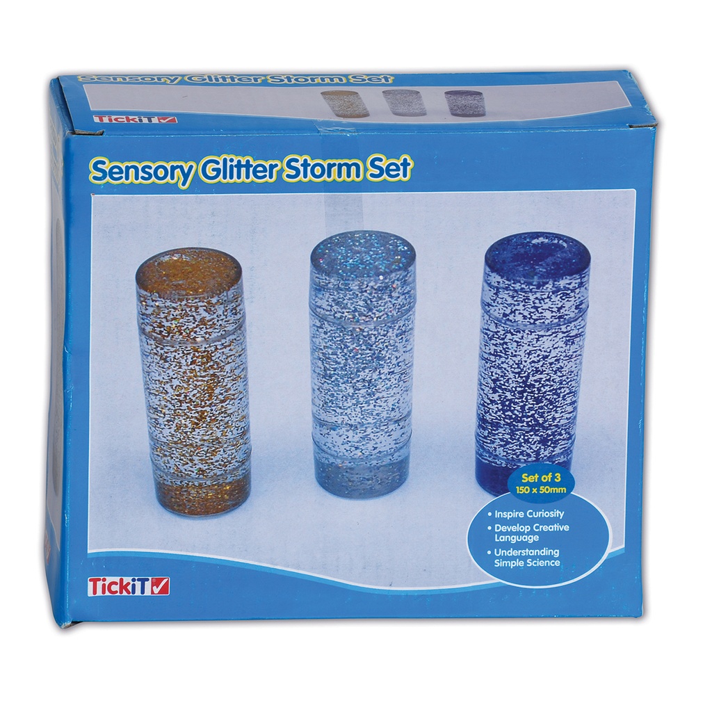 Sensory Glitter Storm Set of 3