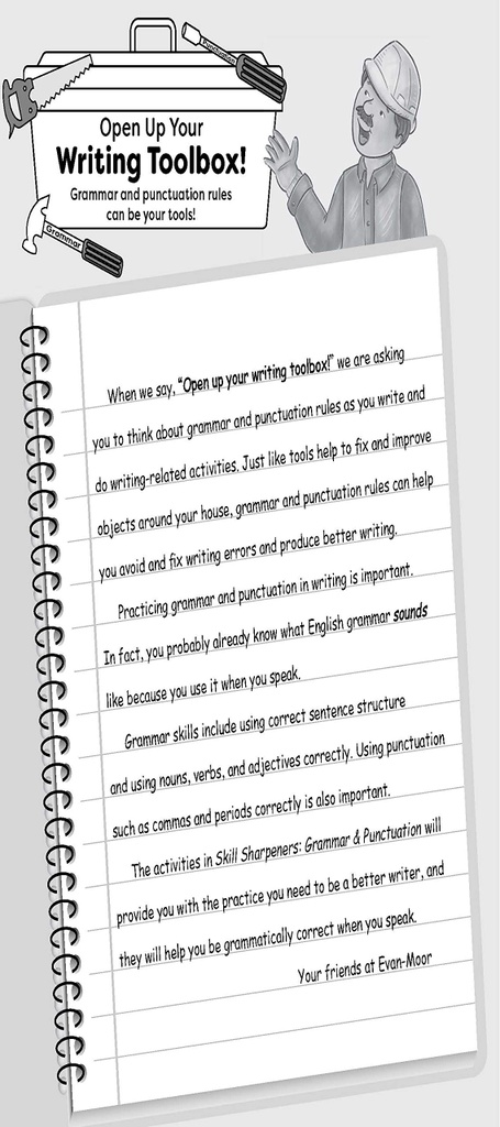 Skill Sharpeners Grammar and Punctuation Grade 3 Activity Book