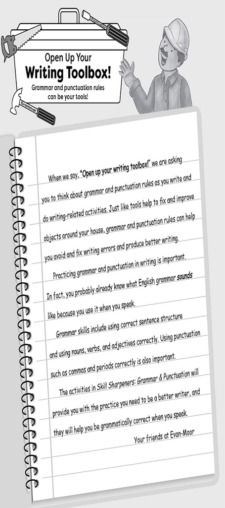 Skill Sharpeners Grammar and Punctuation Grade 5 Activity Book