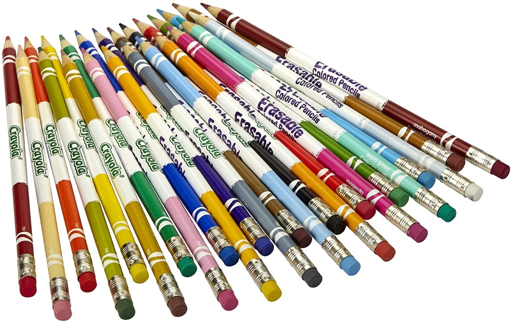 24ct Crayola Erasable Colored Pencils