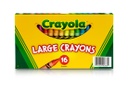 16ct Large Crayola Crayons Lift Lid Pack