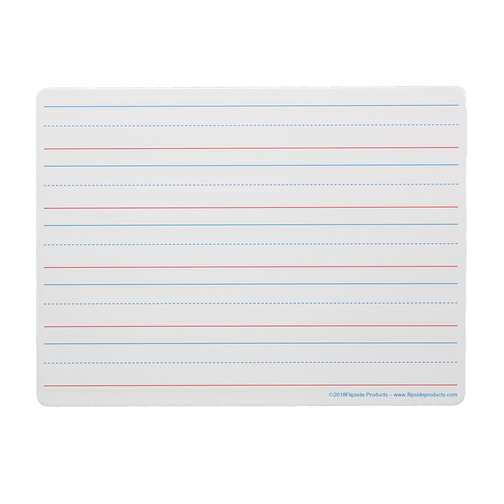 Two-Sided 9" x 12" Ruled/Blank Magnetic Dry Erase Boards Pack of 3