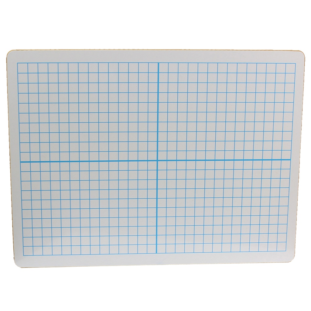 X Y Axis Dual Sided 9" x 12" Dry Erase Boards Pack of 12