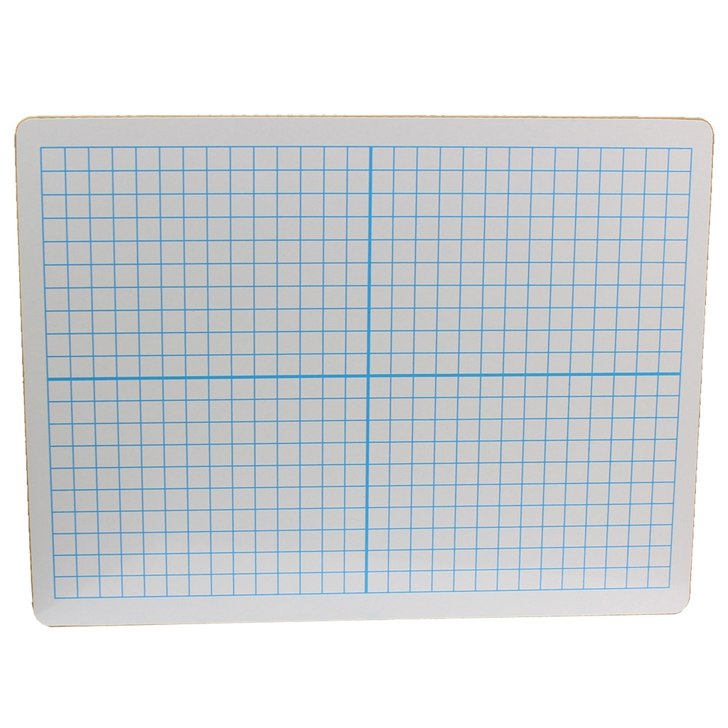 X Y Axis Dual Sided 9" x 12" Dry Erase Boards Pack of 12