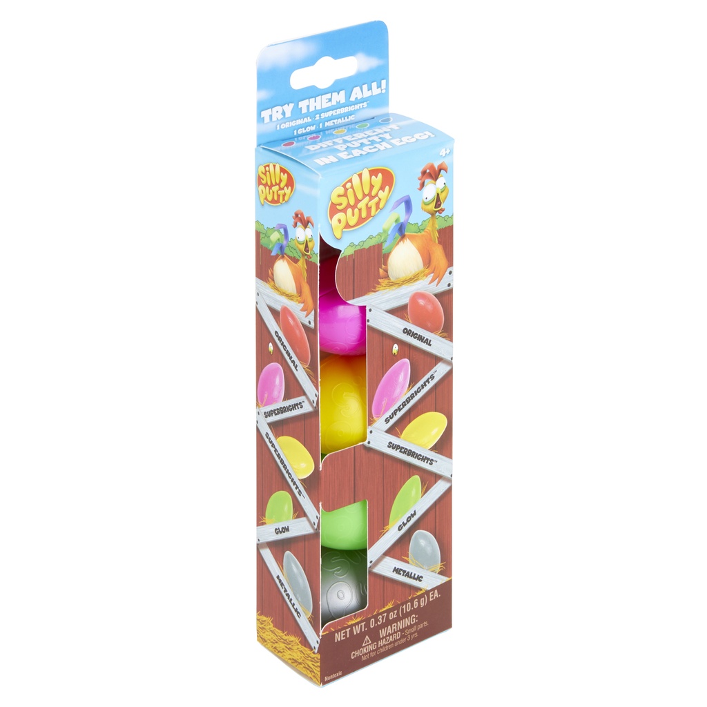 Silly Putty Eggs Party Pack, 5 Per Pack, 3 Packs