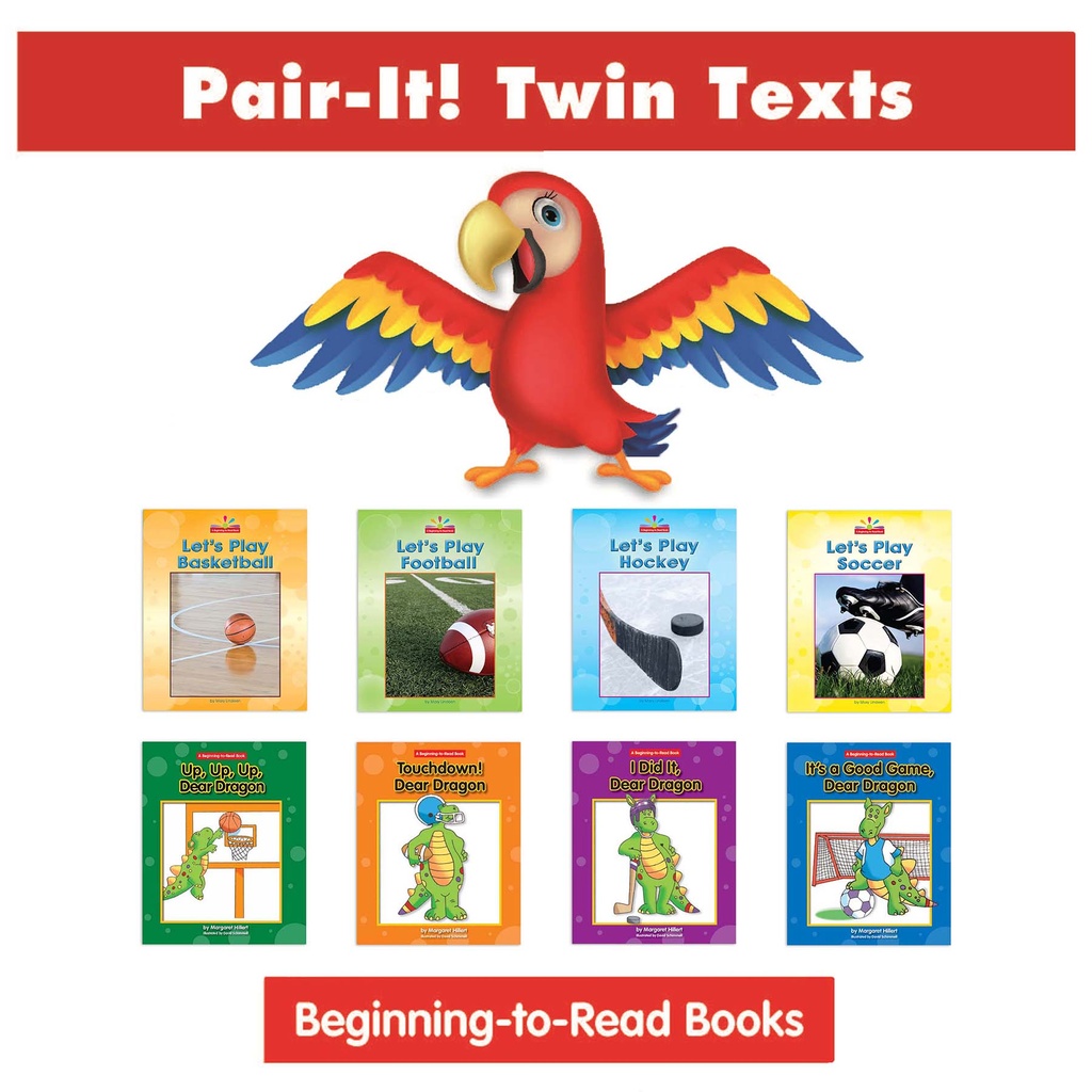 A Complete Sports Pair-It! Twin Text 8 Book Set