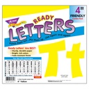 Yellow 4-Inch Friendly Uppercase/Lowercase Combo Pack Ready Letters®