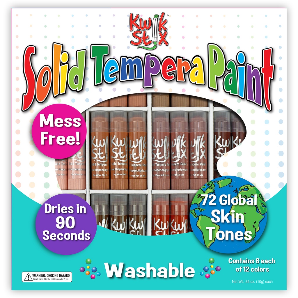 Kwik Stix Global Skin Tones Class Pack Set of 72 Colors