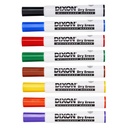 16 Wedge Tip Dry Erase Markers in 8 Colors 