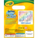 100 Color Washable Super Tips Markers