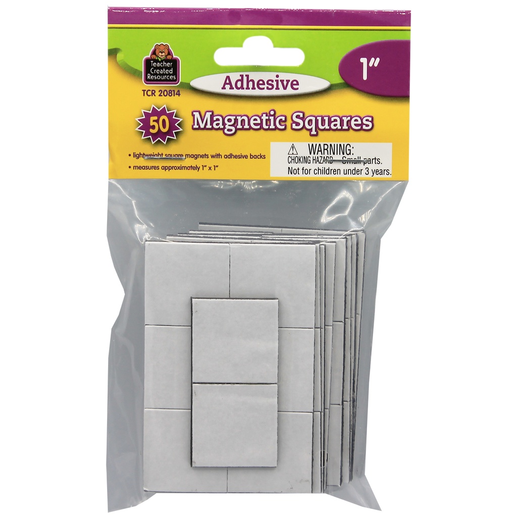 Adhesive Magnetic Squares 150ct
